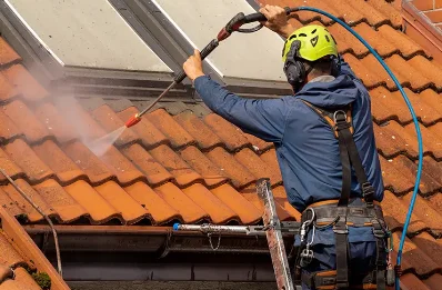 Démoussage et hydrofuge de toiture à Trouville